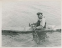 Image of Kahda in kayak [Kaali Peary]